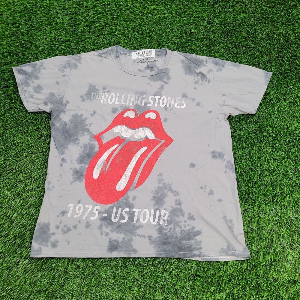 The-Rolling-Stone Shirt Womens Medium 21x24 Smokey Tie-Dye